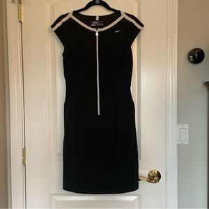 Nike Golf Black White Short Sleeve Athletic Dress. 4